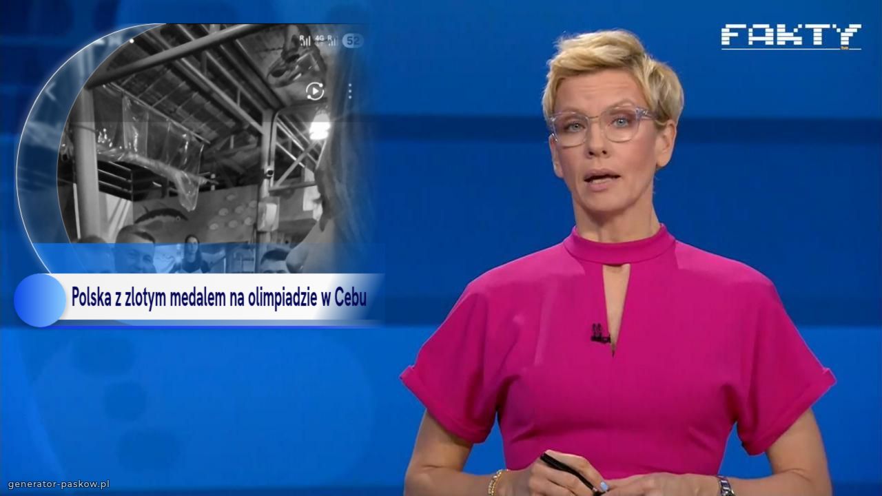 Polska z zlotym medalem na olimpiadzie w Cebu