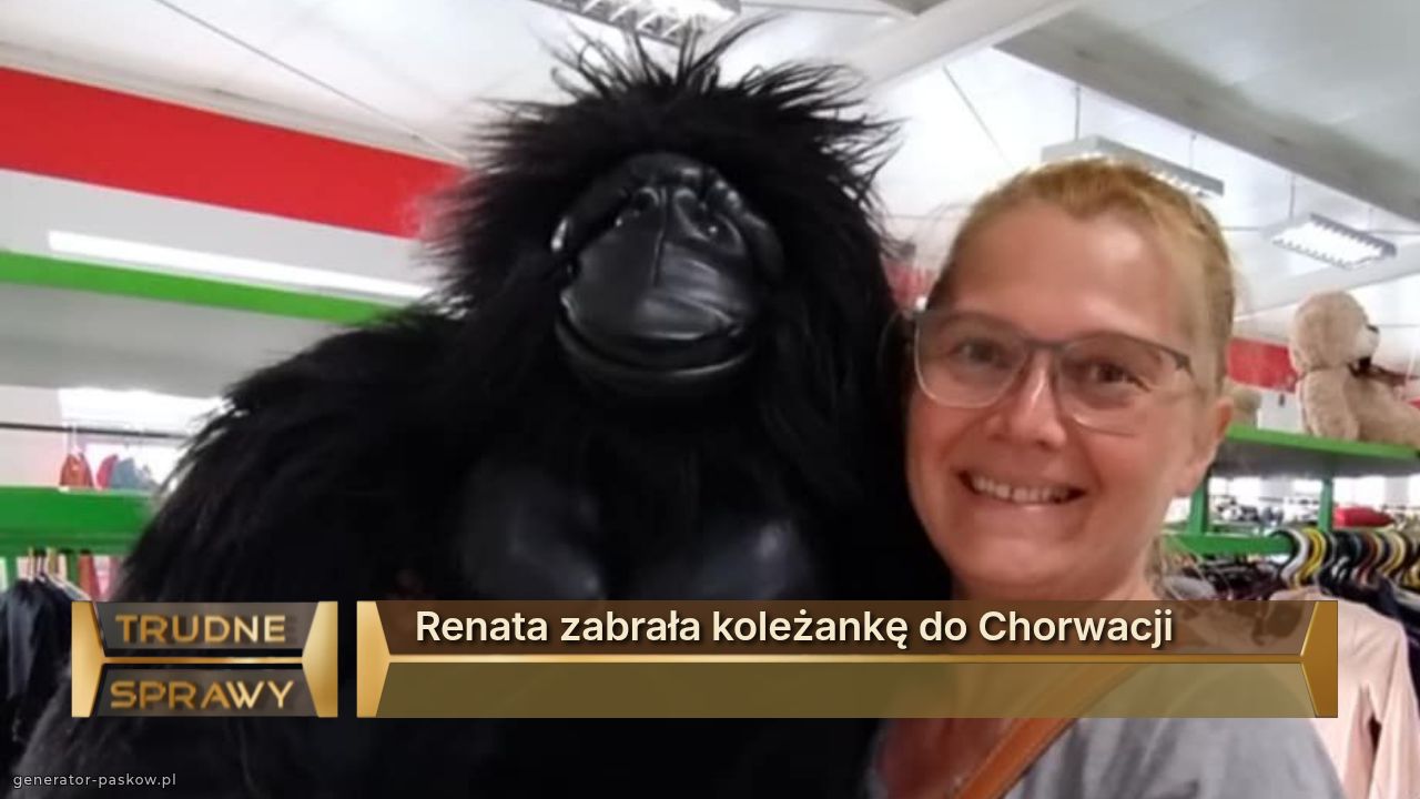 Renata zabrała koleżankę do Chorwacji
