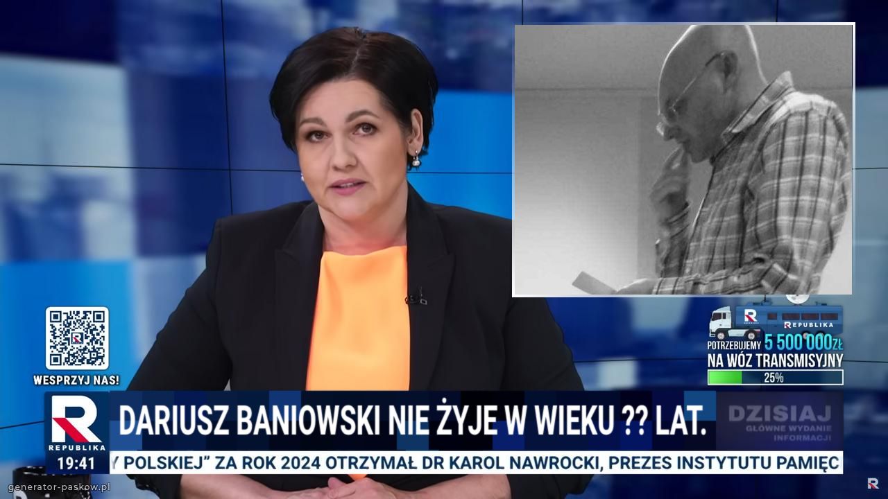 Dariusz Baniowski nie Żyje w wieku ?? lat.
