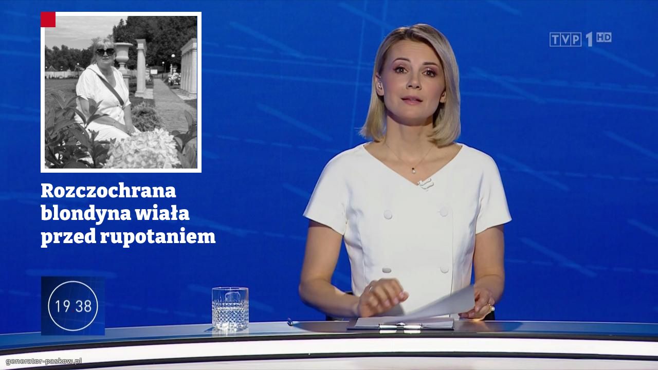 Rozczochrana blondyna wiała przed rupotaniem
