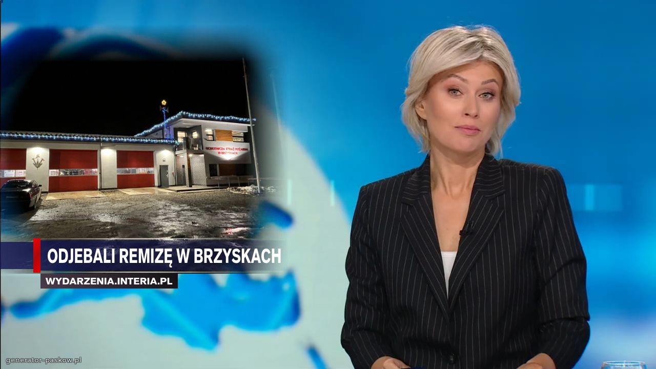 ODJEBALI REMIZĘ W BRZYSKACH