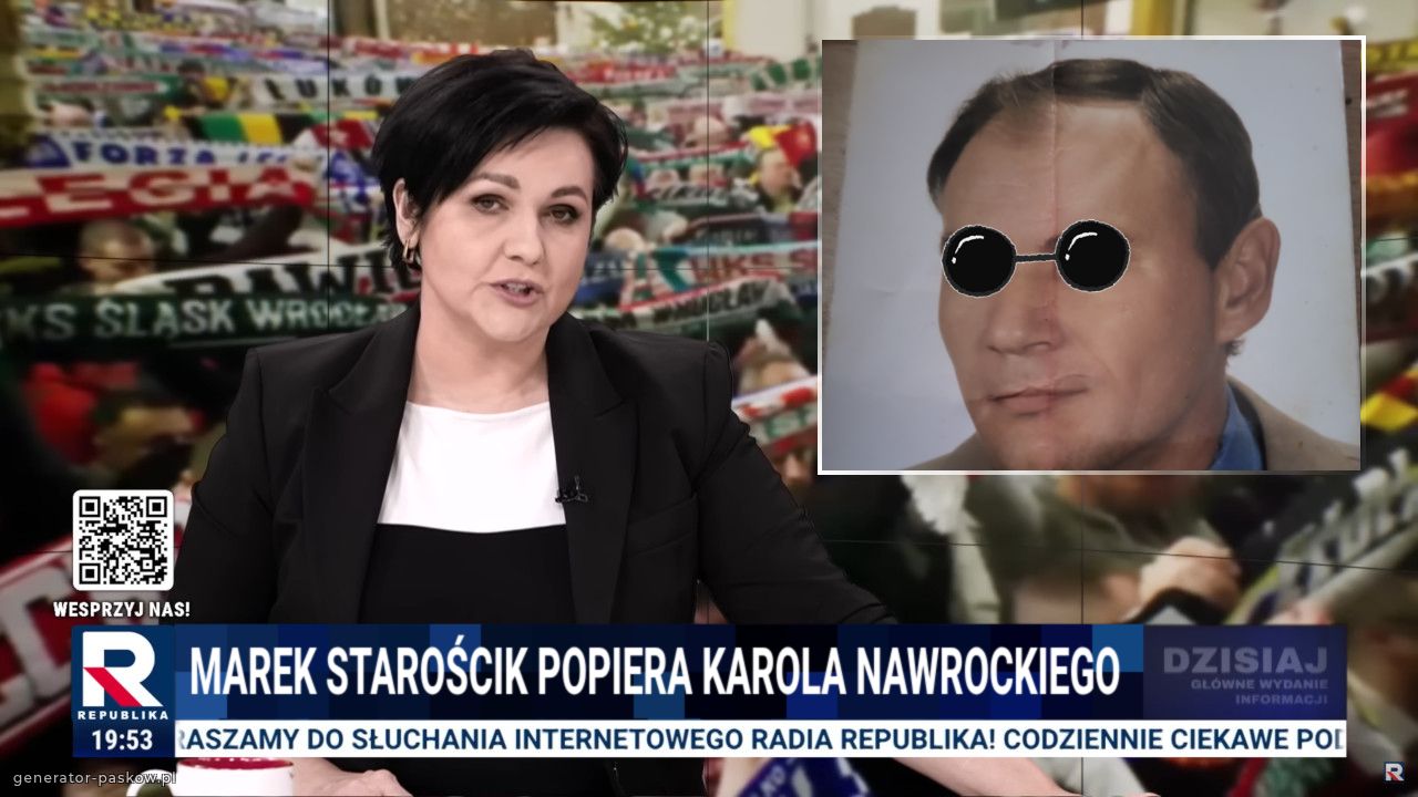 Marek starościk popiera Karola Nawrockiego 