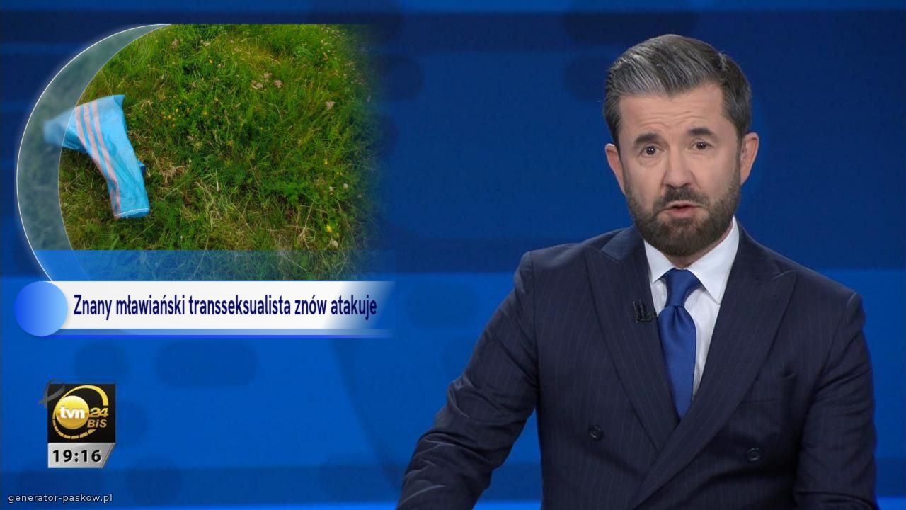 Znany mławiański transseksualista znów atakuje