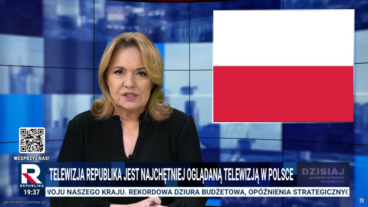 TELEWIZJA REPUBLIKA JEST NAJCHĘTNIEJ OGLĄDANĄ TELEWIZJĄ W POLSCE