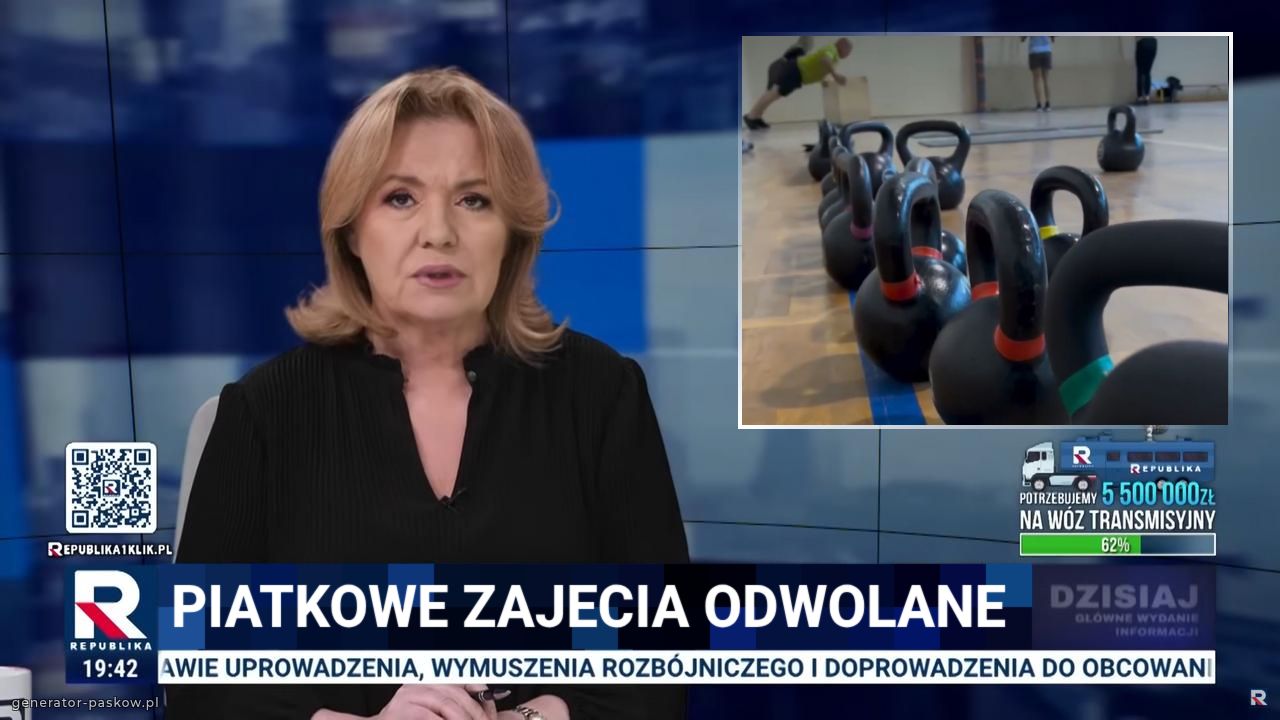 Piatkowe zajecia odwolane 