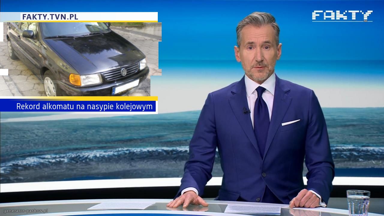 Rekord alkomatu na nasypie kolejowym