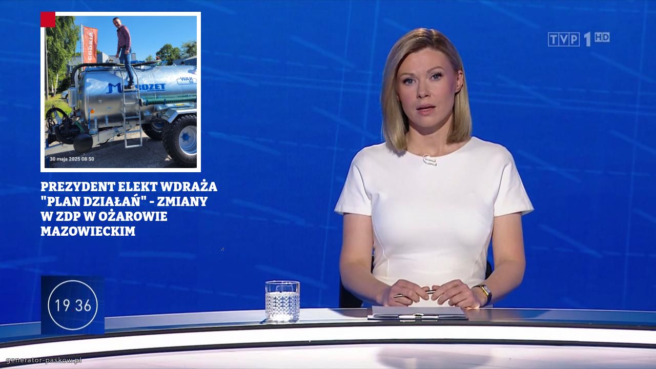 PREZYDENT ELEKT WDRAŻA "PLAN DZIAŁAŃ" - ZMIANY  W ZDP W OŻAROWIE MAZOWIECKIM