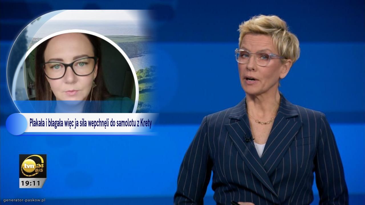 Płakała i błagała więc ja siła wepchnęli do samolotu z Krety