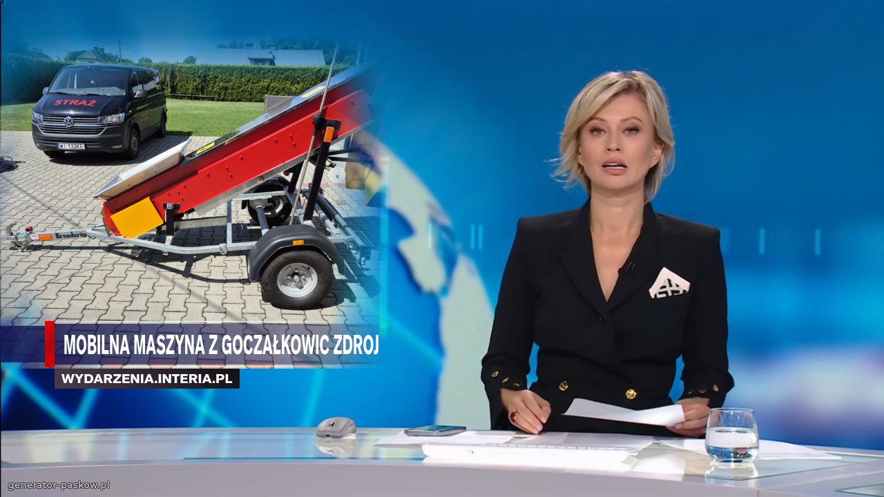 Mobilna maszyna z Goczałkowic zdroj