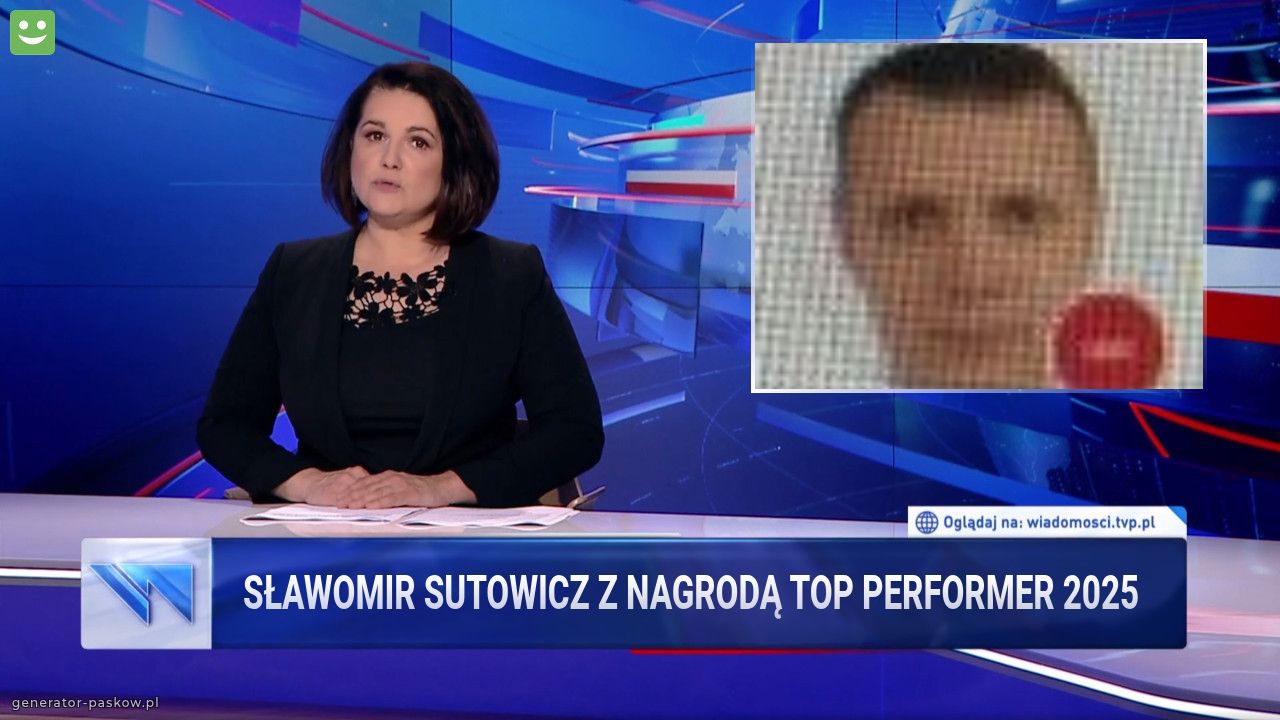 Sławomir Sutowicz z nagrodą Top performer 2025
