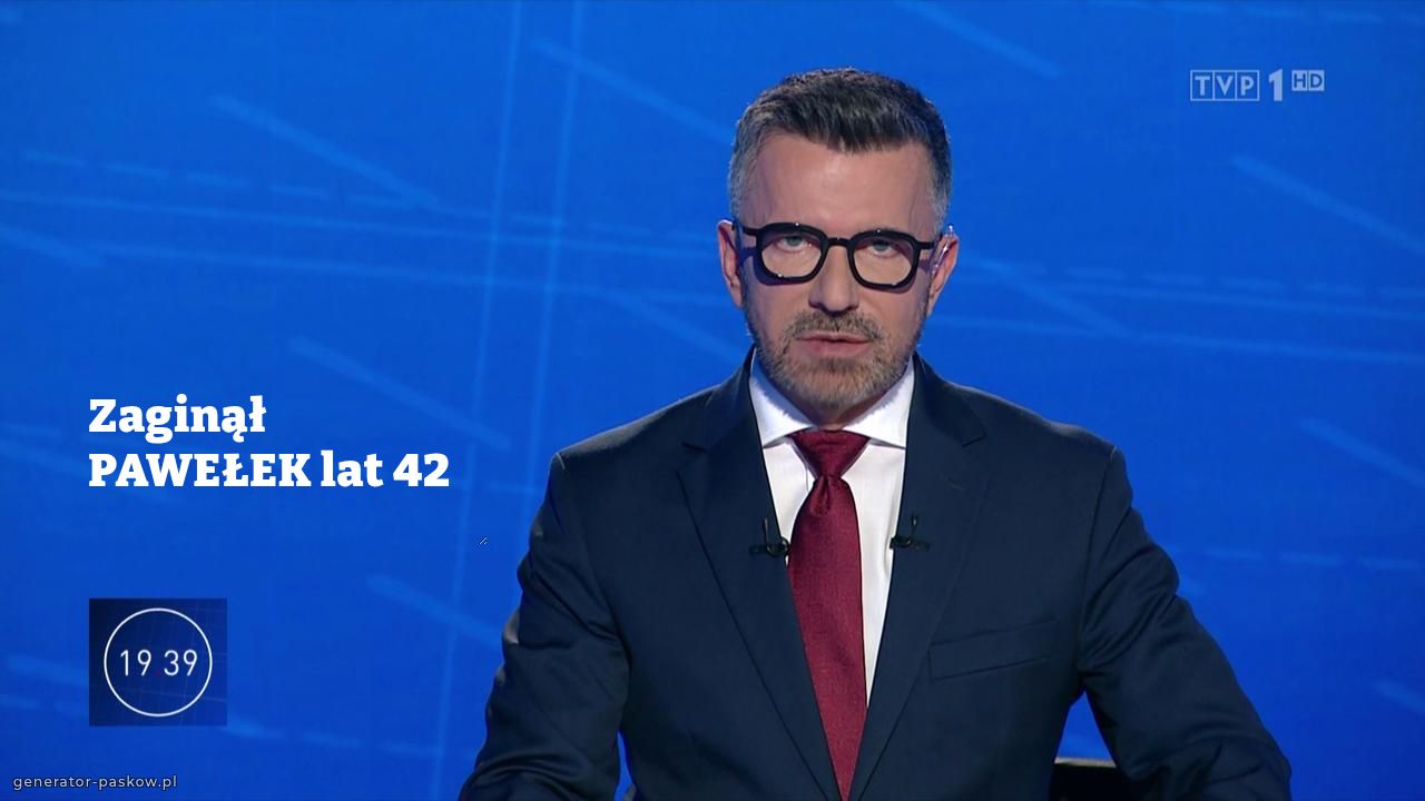 Zaginął PAWEŁEK lat 42