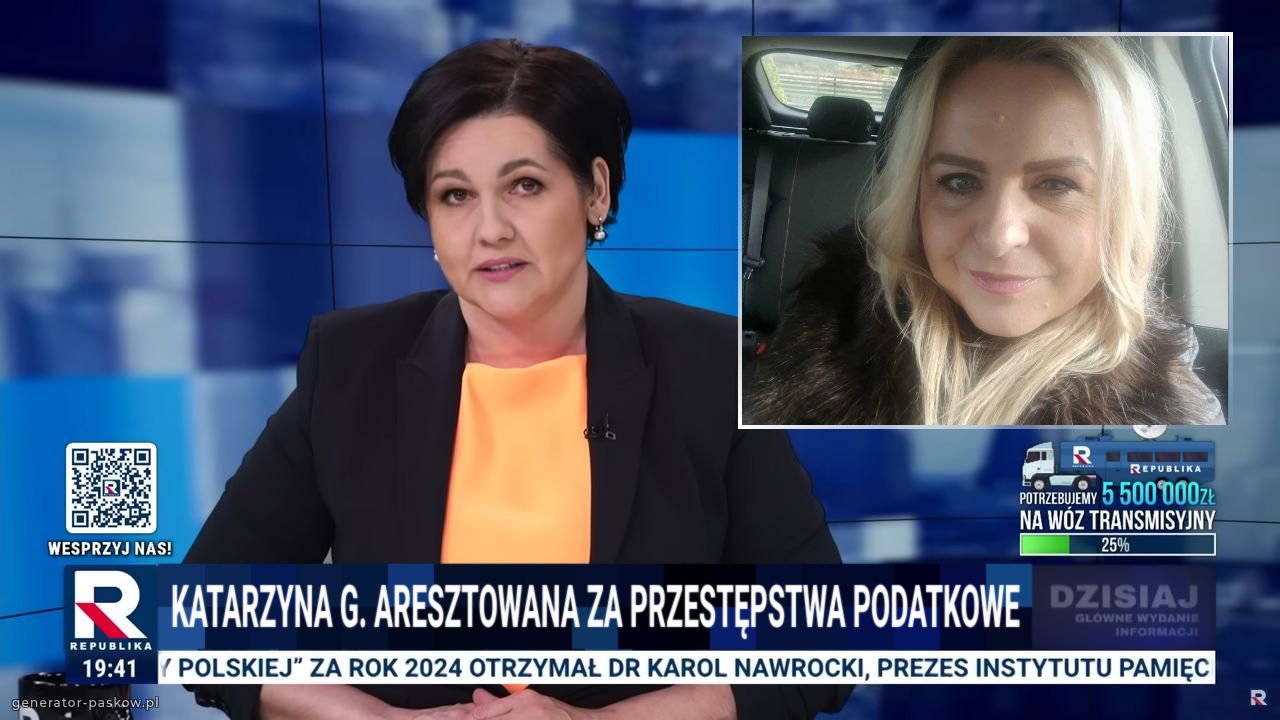 Katarzyna G. Aresztowana za przestępstwa podatkowe