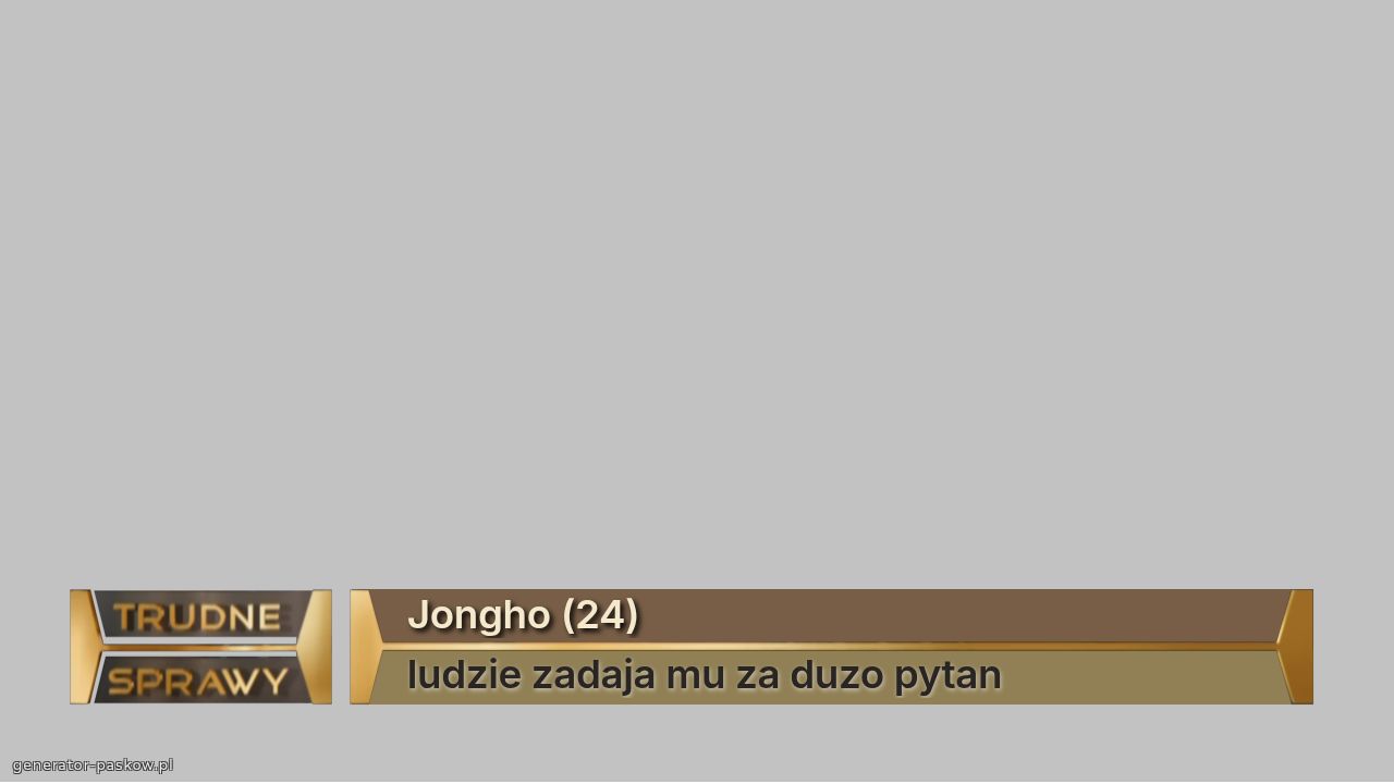 Jongho (24)
ludzie zadaja mu za duzo pytan