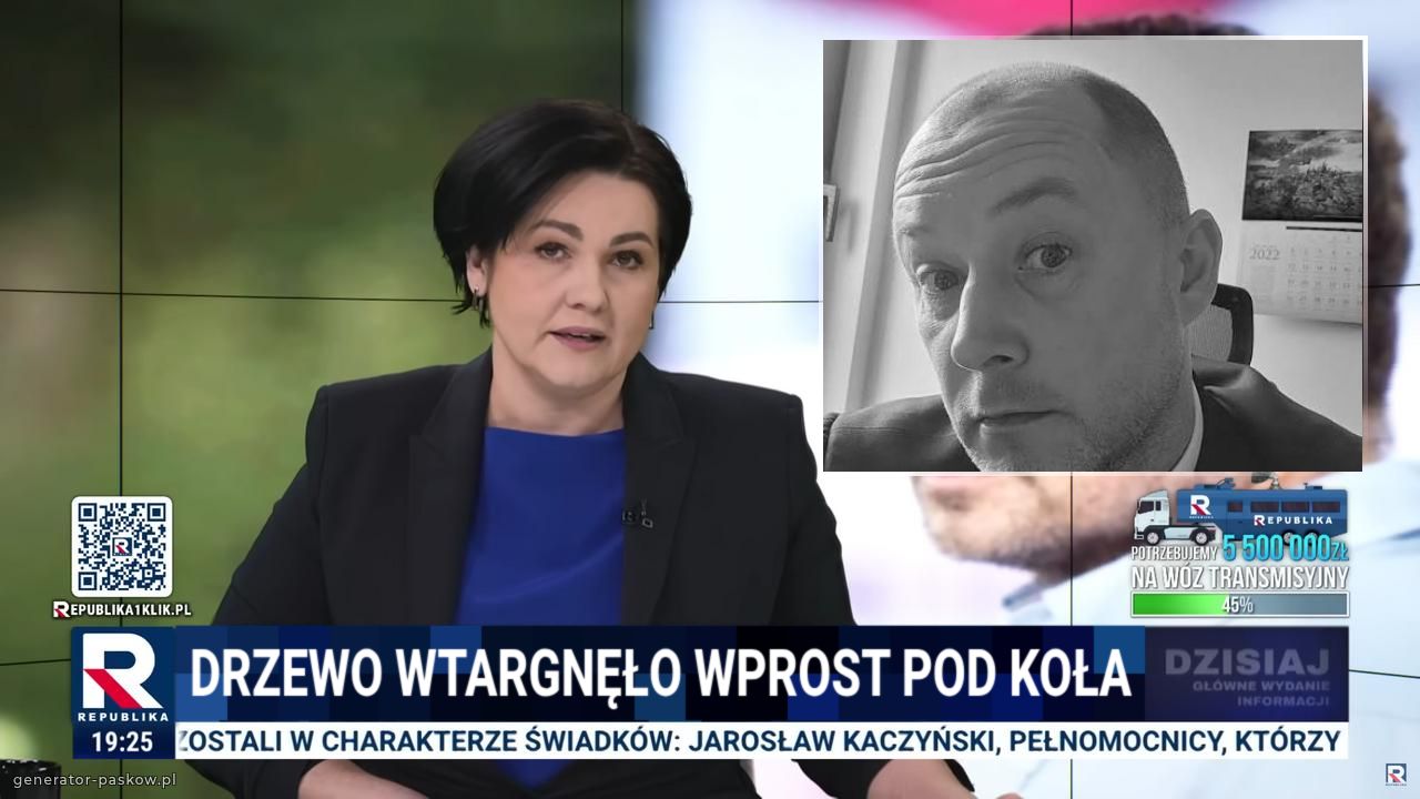 DRZEWO WTARGNĘŁO WPROST POD KOŁA