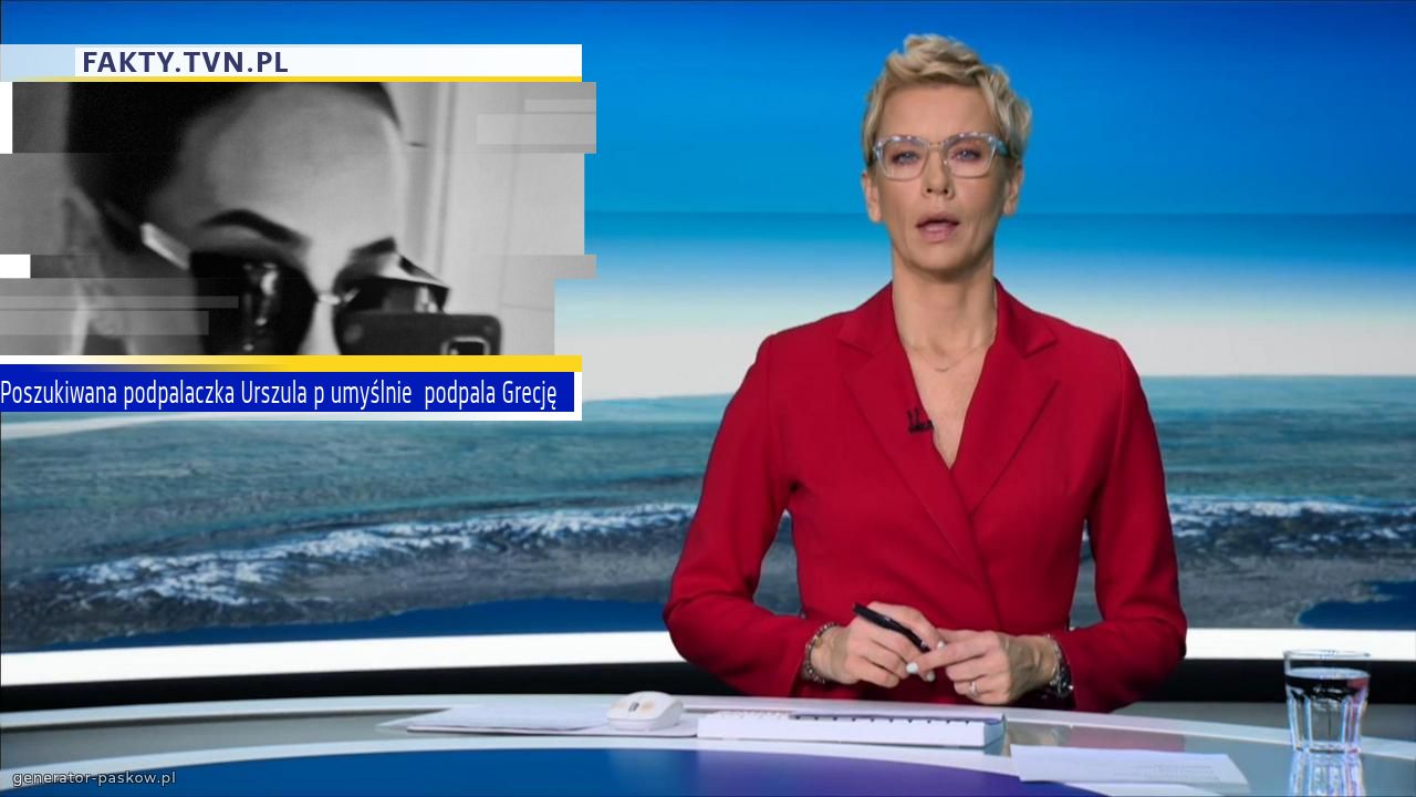 Poszukiwana podpalaczka Urszula p umyślnie  podpala Grecję 
