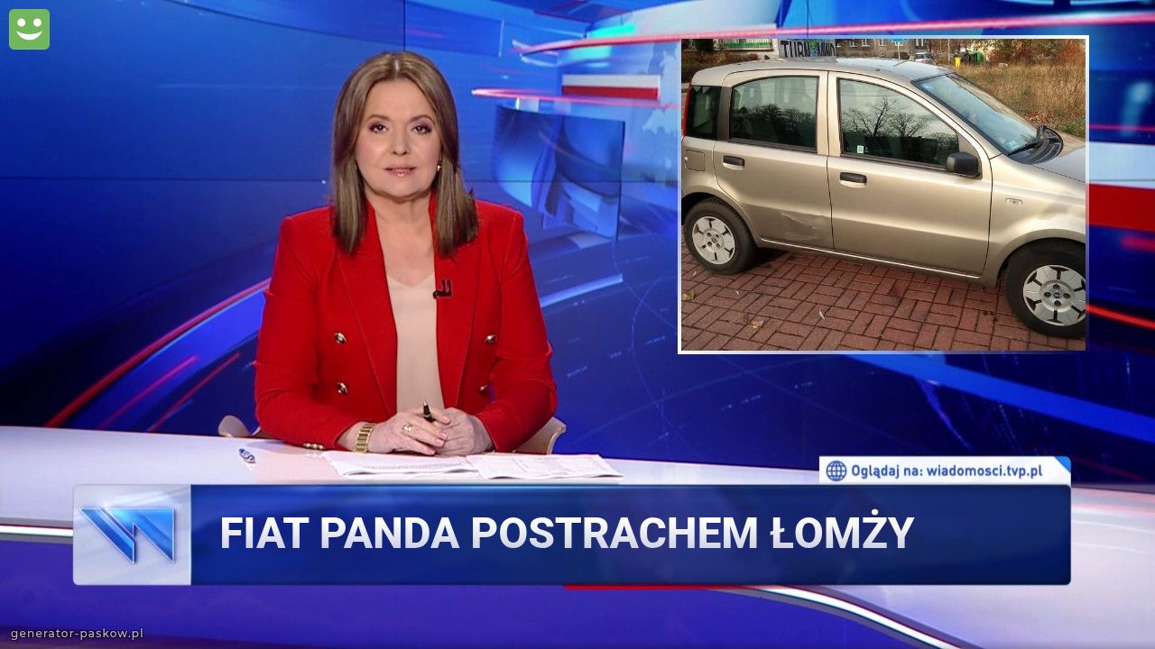 fiat panda postrachem łomży