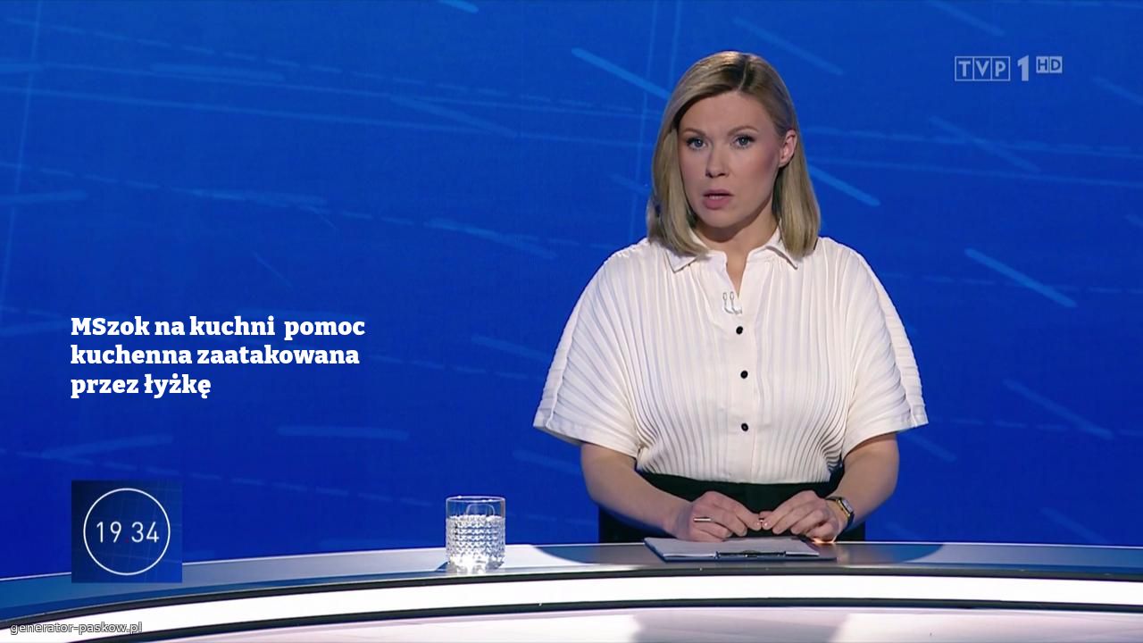 MSzok na kuchni  pomoc kuchenna zaatakowana przez łyżkę