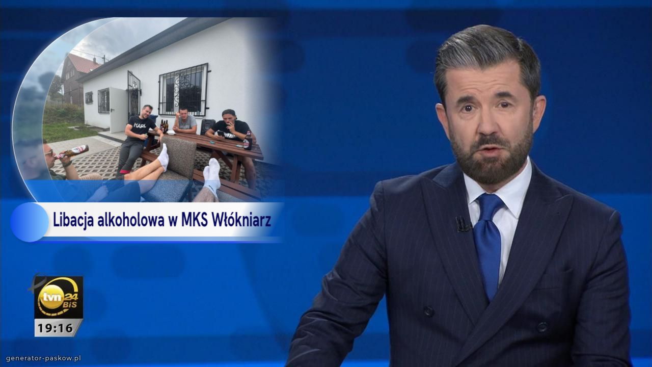 Libacja alkoholowa w MKS Włókniarz