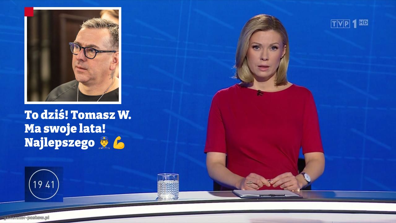 To dziś! Tomasz W. Ma swoje lata! Najlepszego 👮‍♂️💪