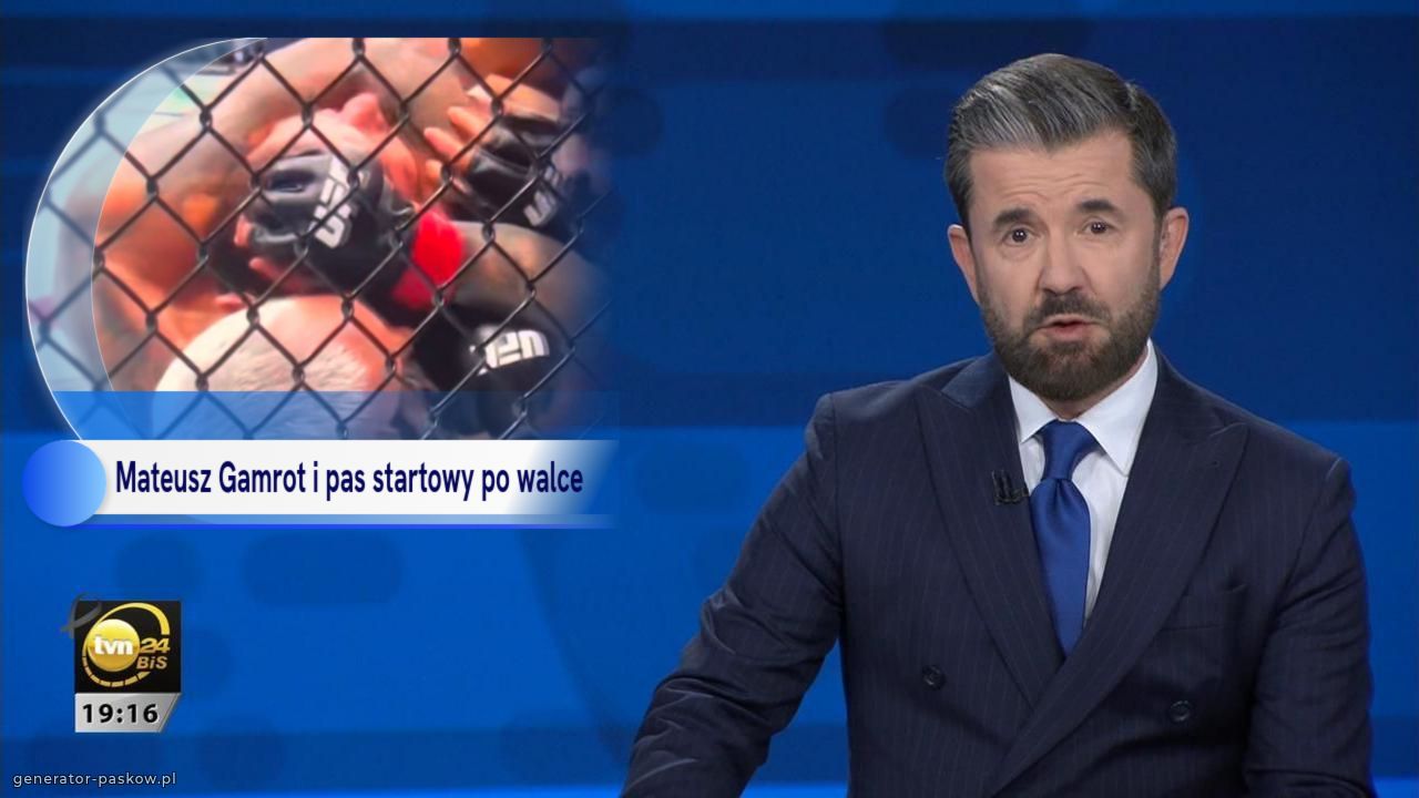 Mateusz Gamrot i pas startowy po walce 