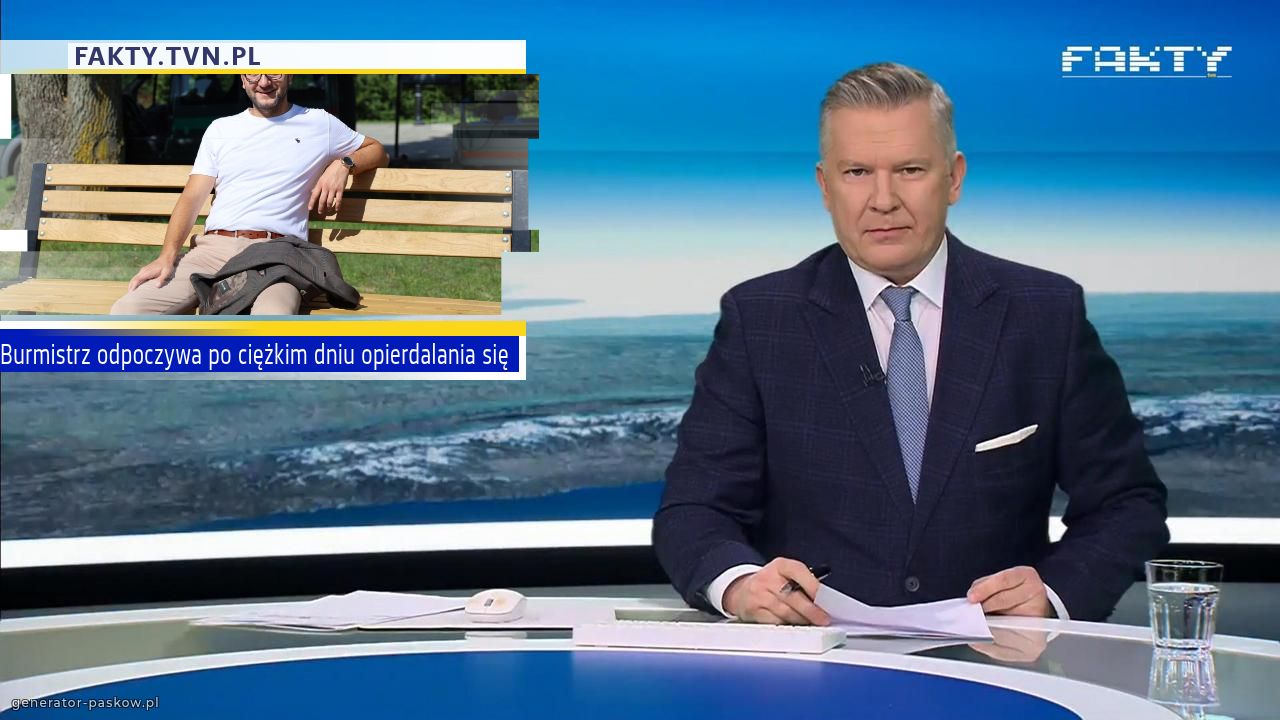 Burmistrz odpoczywa po ciężkim dniu opierdalania się