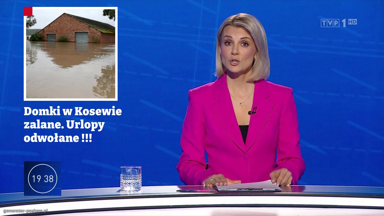 Domki w Kosewie zalane. Urlopy odwołane !!!