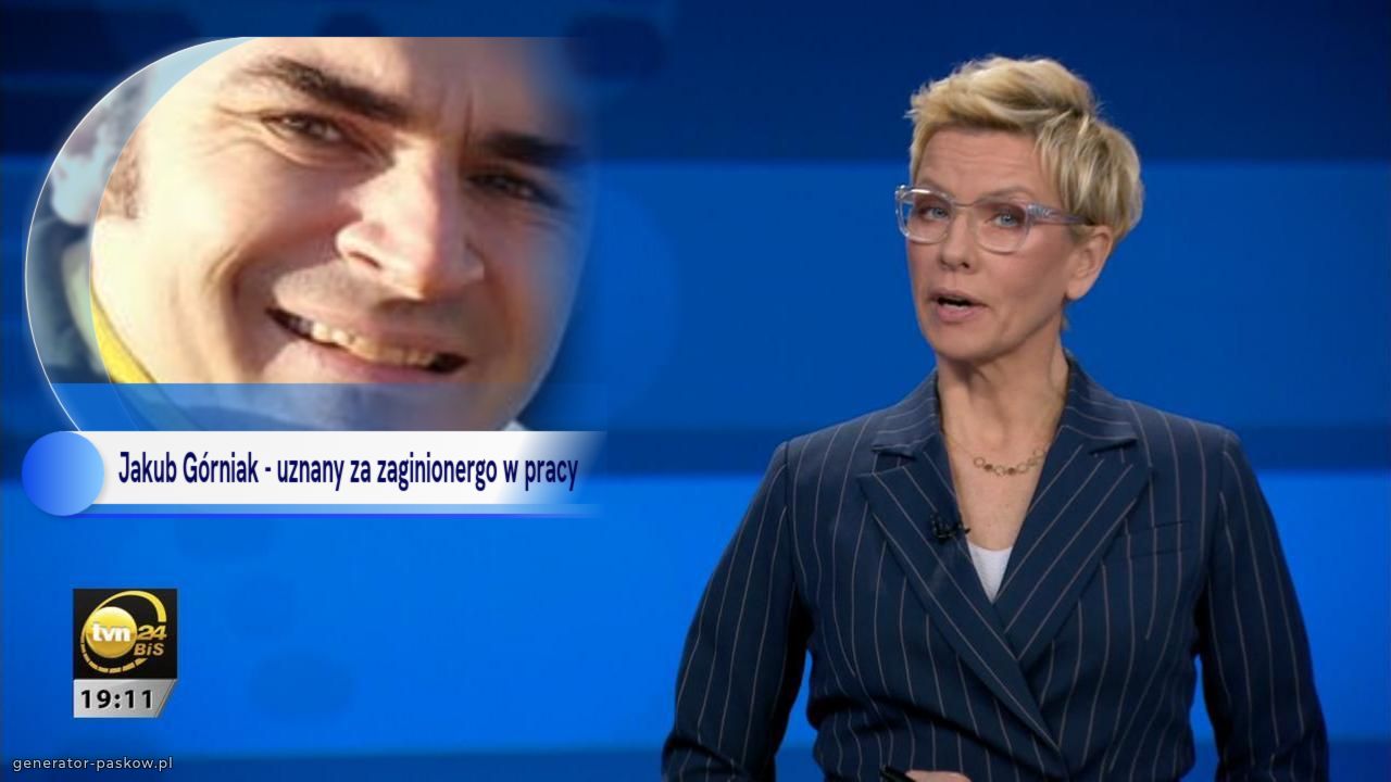  Jakub Górniak - uznany za zaginionergo w pracy