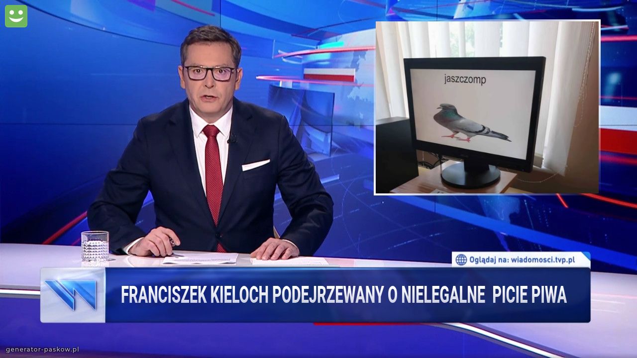 Franciszek Kieloch podejrzewany o nielegalne  picie piwa