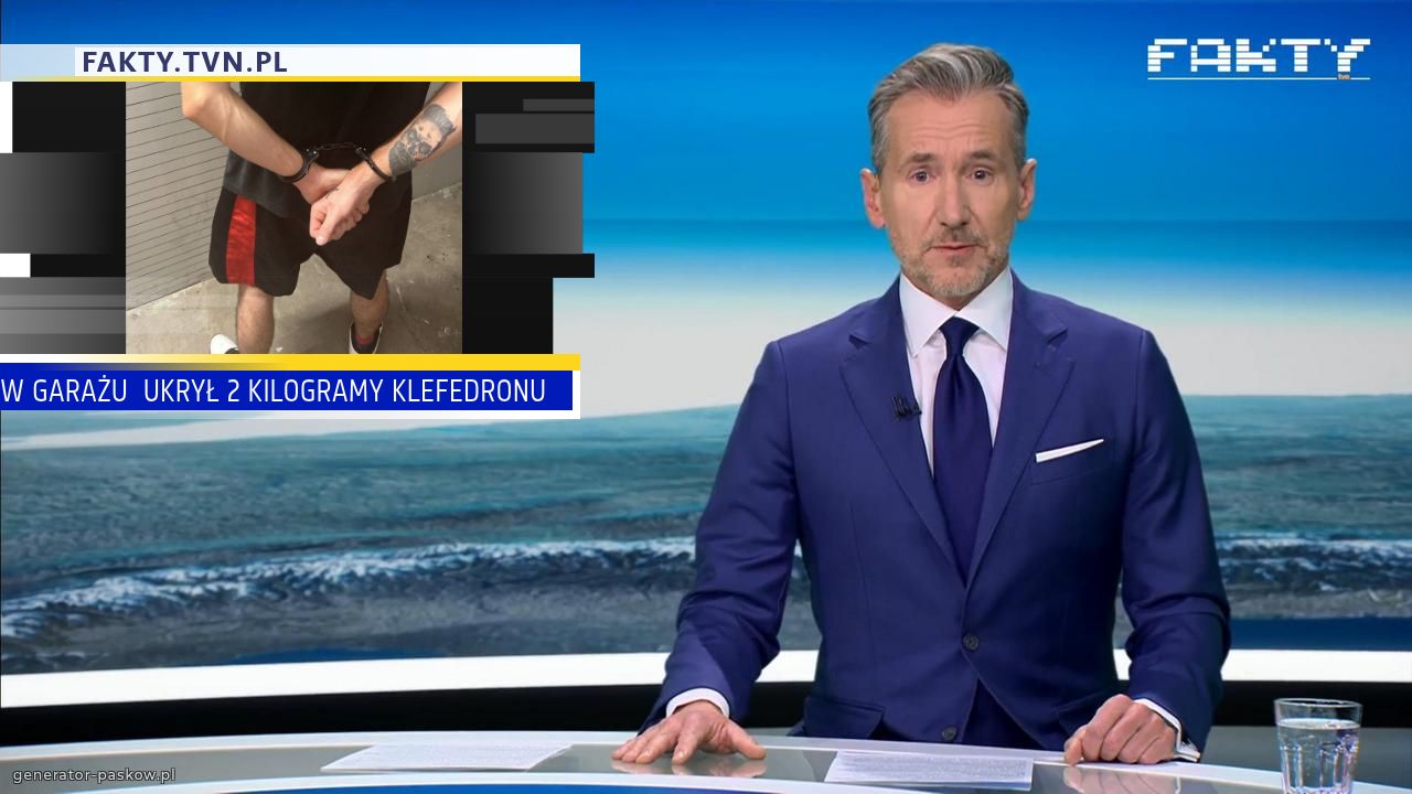 W GARAŻU  UKRYŁ 2 KILOGRAMY KLEFEDRONU  