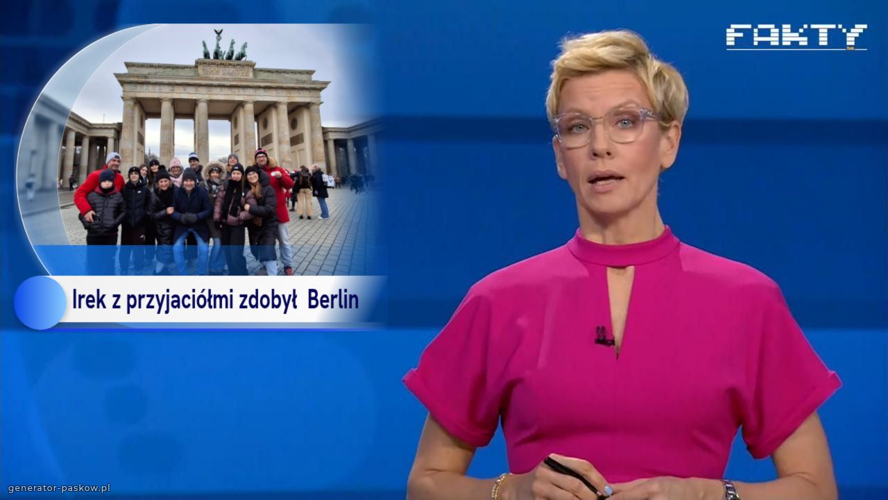 Irek z przyjaciółmi zdobył  Berlin  