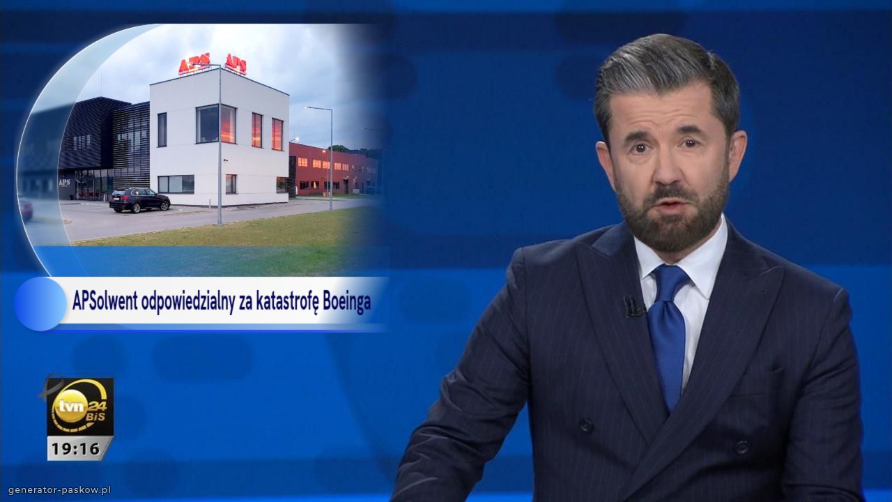 APSolwent odpowiedzialny za katastrofę Boeinga