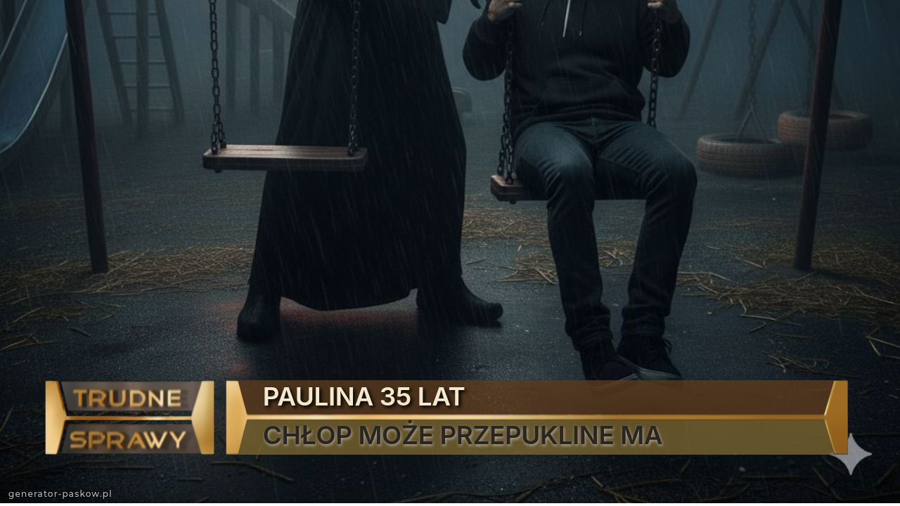 PAULINA 35 LAT
CHŁOP MOŻE PRZEPUKLINE MA