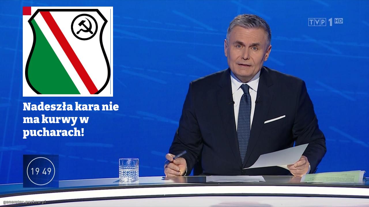 Nadeszła kara nie ma kurwy w pucharach!