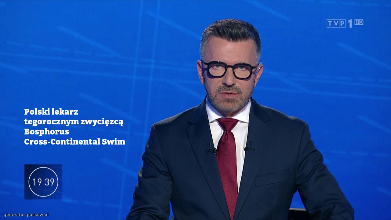 Polski lekarz tegorocznym zwycięzcą  Bosphorus Cross‑Continental Swim