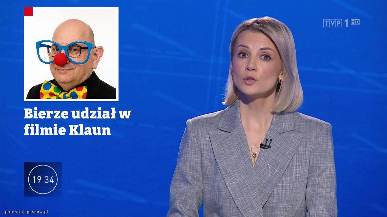 Bierze udział w filmie Klaun