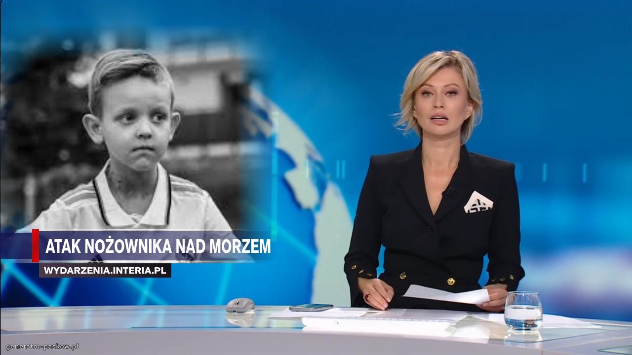 Atak nożownika nad morzem