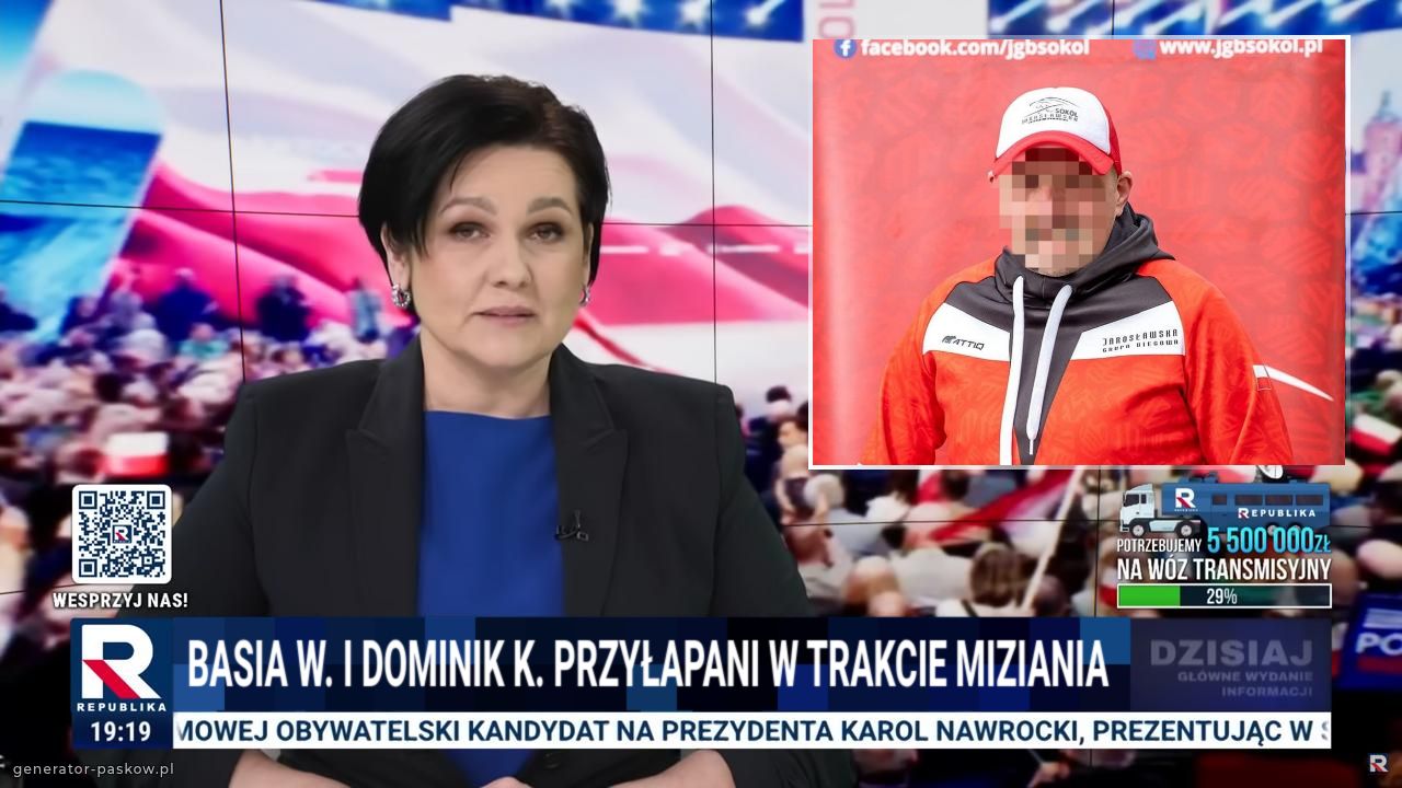 Basia w. I Dominik K. Przyłapani w trakcie miziania 
