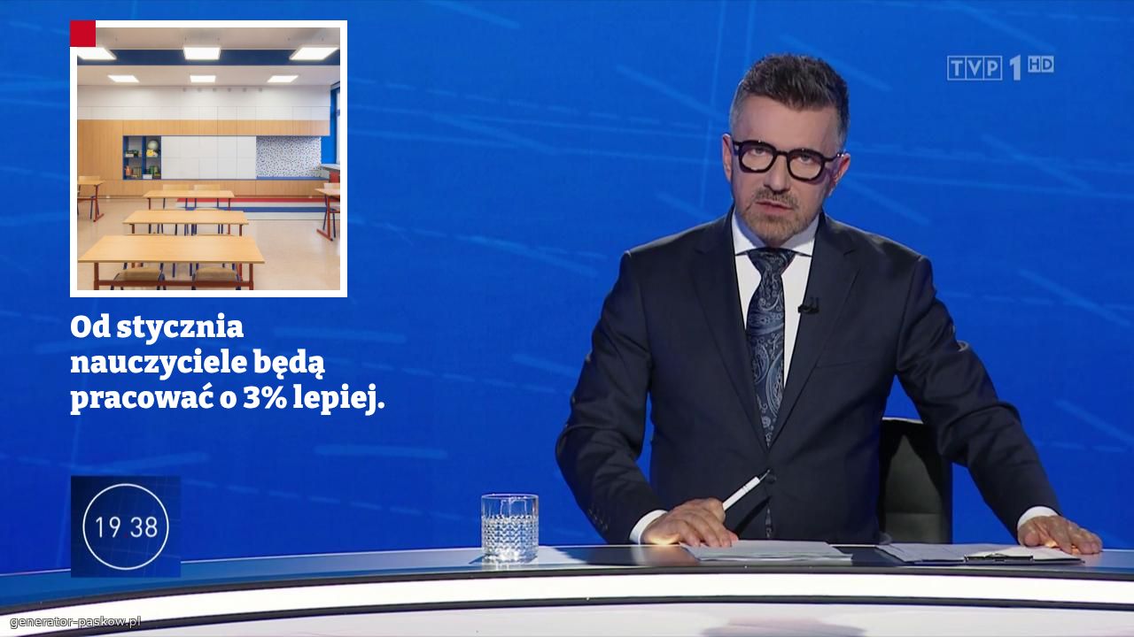 Od stycznia nauczyciele będą pracować o 3% lepiej.