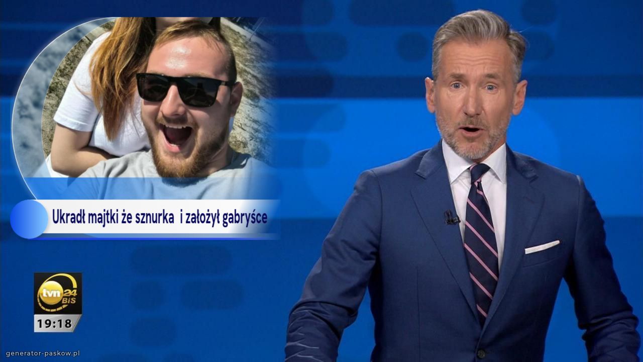 Ukradł majtki że sznurka  i założył gabryśce