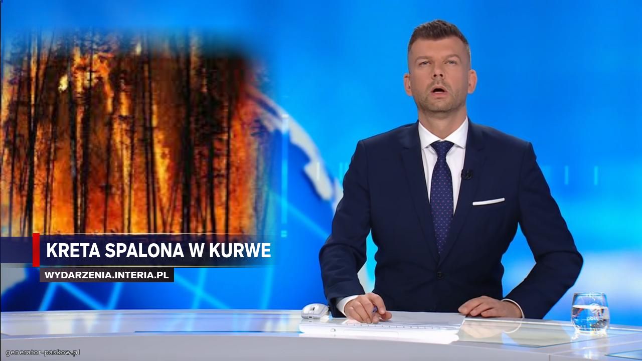 Kreta spalona w kurwe 