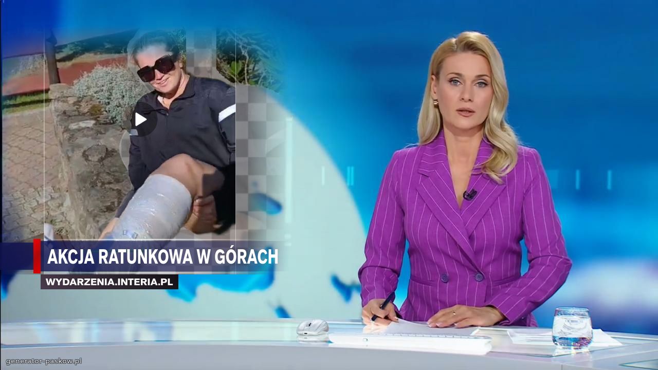 Akcja ratunkowa w górach 