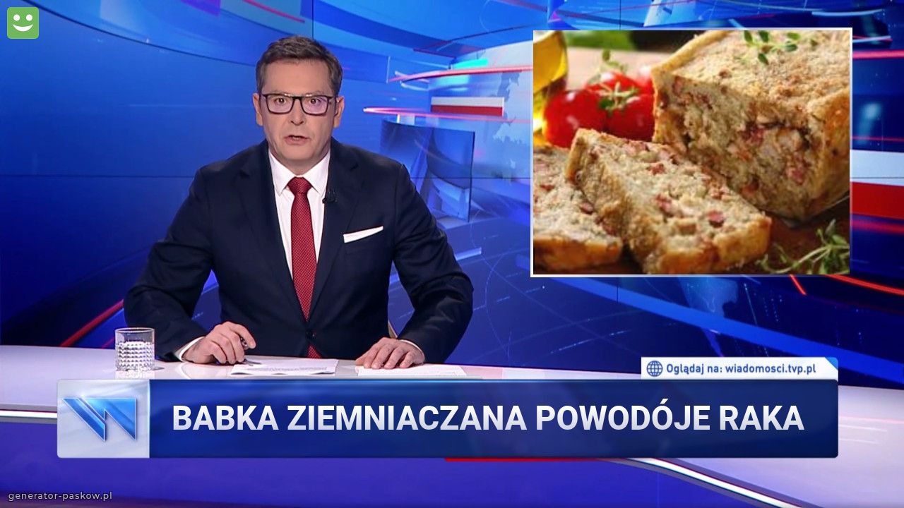 Babka ziemniaczana powodóje raka