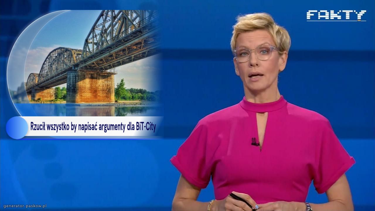 Rzucił wszystko by napisać argumenty dla BiT-City