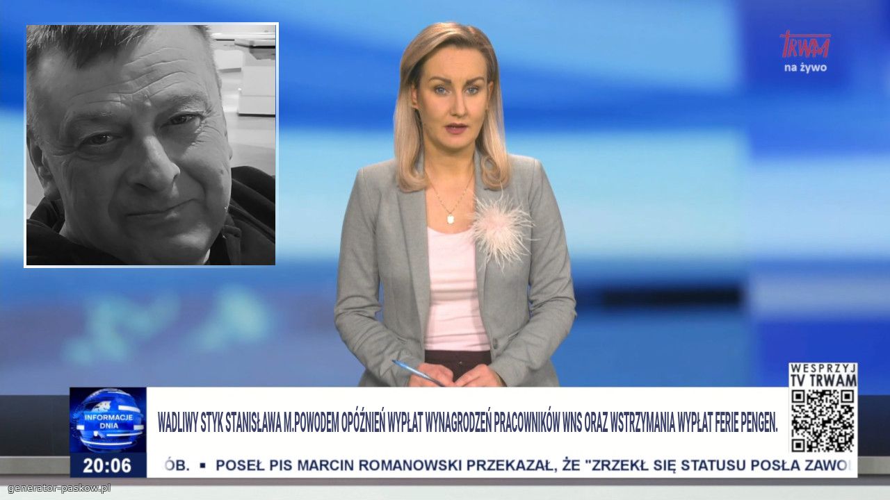 Wadliwy styk Stanisława M.powodem opóźnień wypłat wynagrodzeń pracowników WNS oraz wstrzymania wypłat ferie pengen.