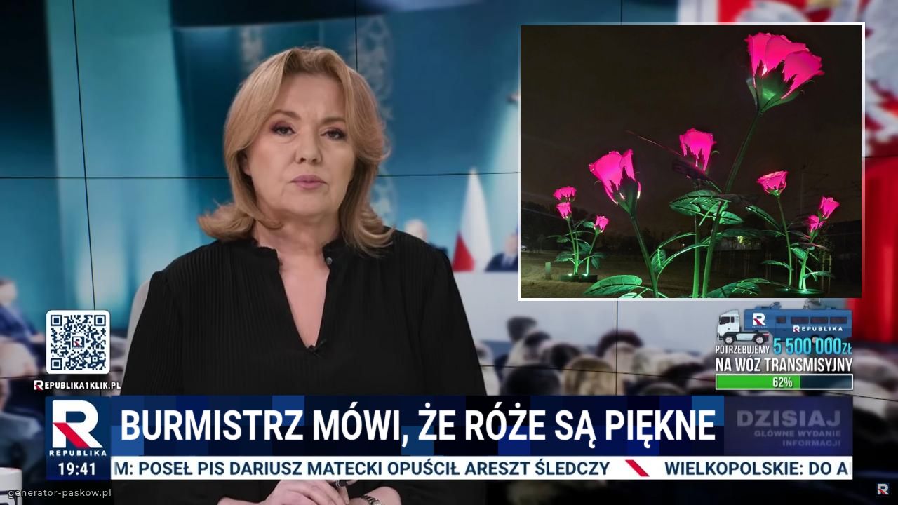 Burmistrz mówi, że róże są piękne