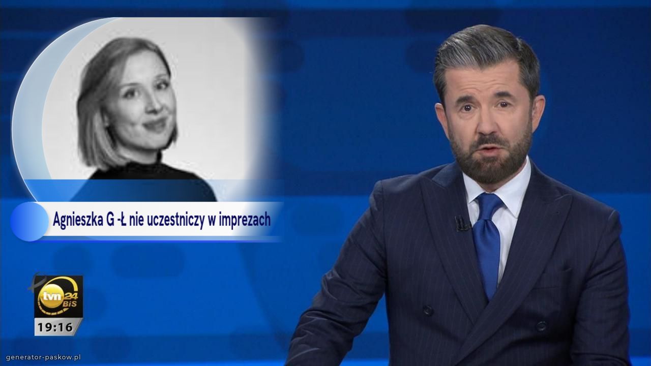Agnieszka G -Ł nie uczestniczy w imprezach