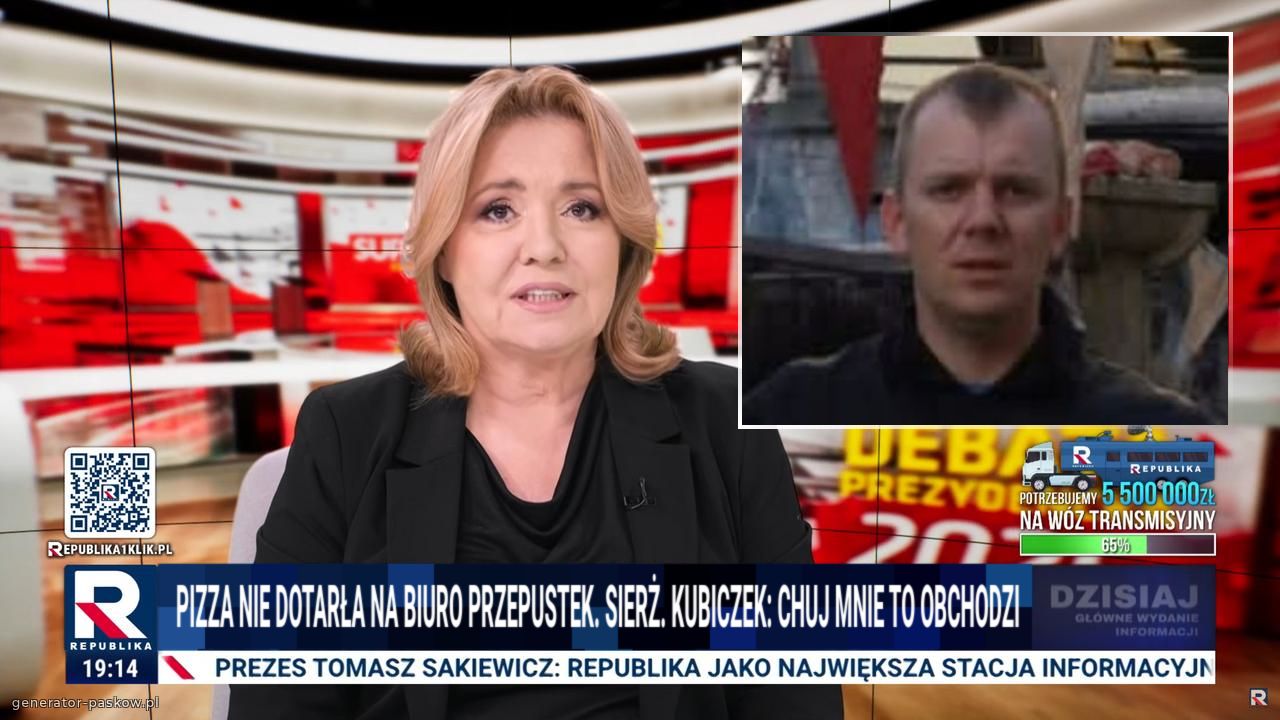  pizza nie dotarła na biuro przepustek. Sierż. Kubiczek: chuj mnie to obchodzi