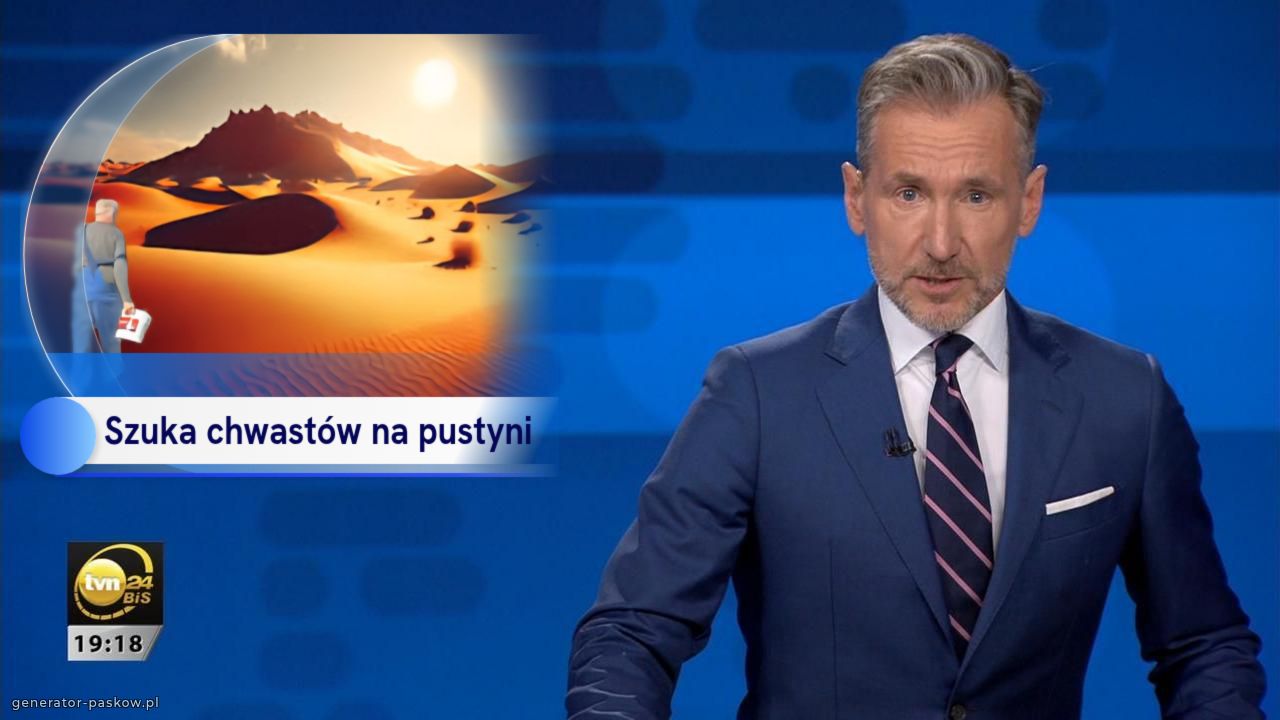 Szuka chwastów na pustyni