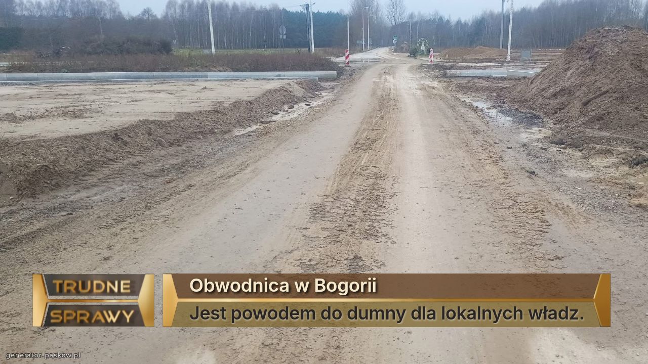 Obwodnica w Bogorii
Jest powodem do dumny dla lokalnych władz.