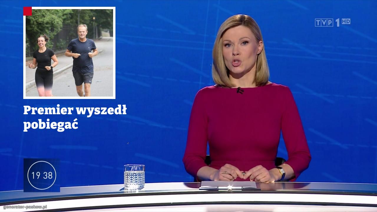 Premier wyszedł pobiegać